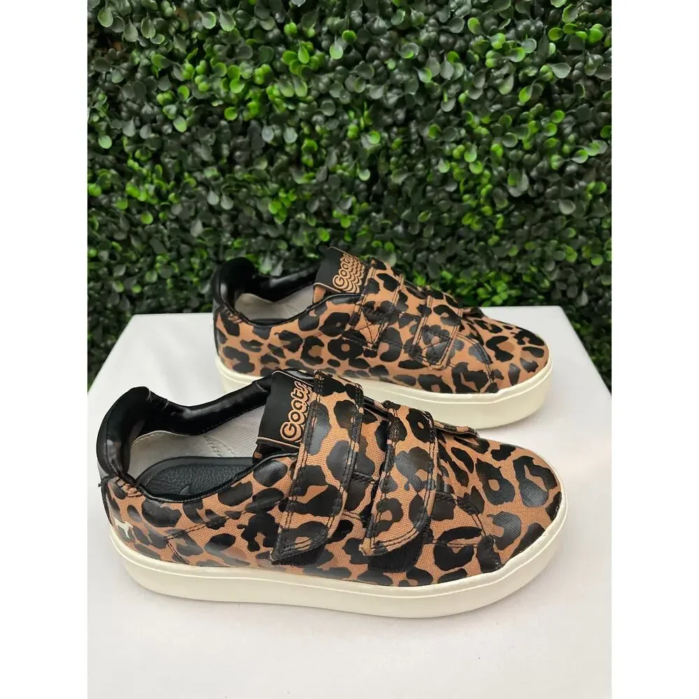 Goats Girls Shoes Leopard Print, Size 3